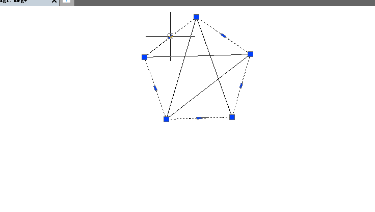 中望cad怎么画五角星 cad绘制五角星教程分享图8
