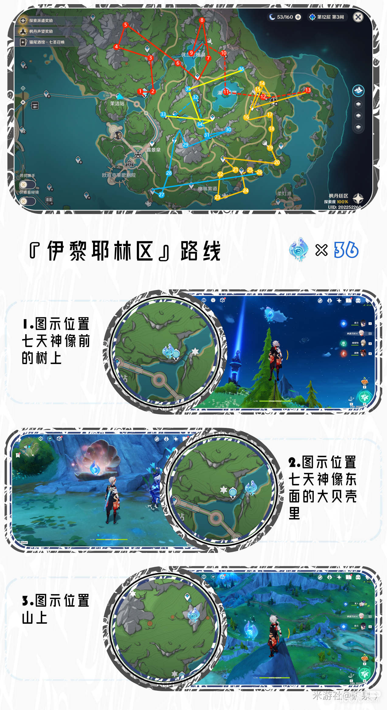 原神4.2水神瞳收集攻略分享图1