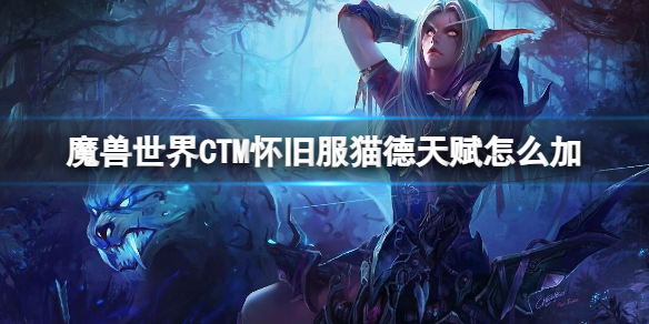 魔兽世界CTM怀旧服猫德加点推荐图1