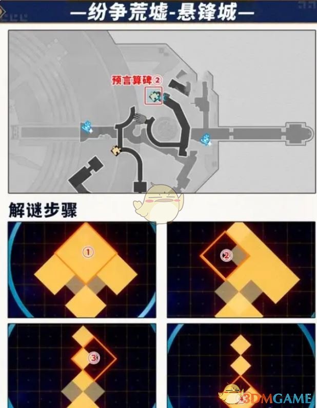 崩坏星穹铁道纷争荒墟悬锋城预言算碑怎么过 纷争荒墟悬锋城预言算碑解谜攻略图2