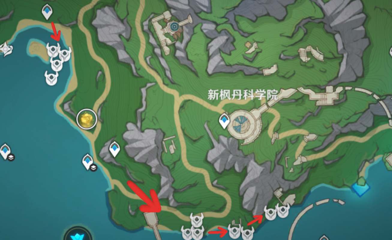 原神原海异种刷怪路线一览图3